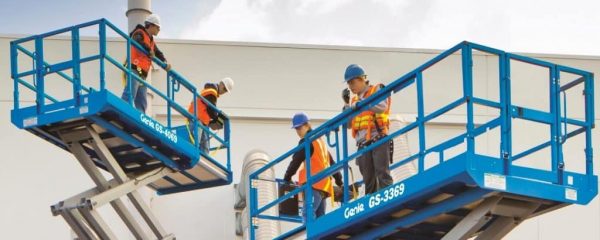 EWP scissor lift operations