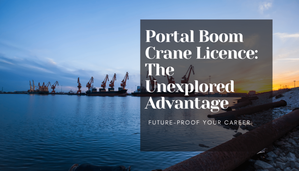 Portal Boom Crane Licence The Unexplored Advantage