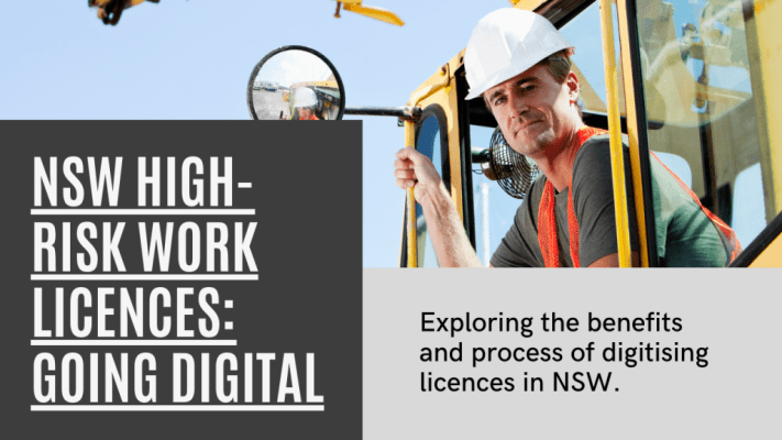 Digitisation of High-Risk Work Licences in NSW