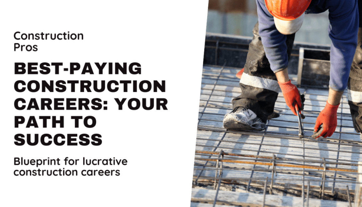 High-Paying Construction Jobs: Your Blueprint for Success