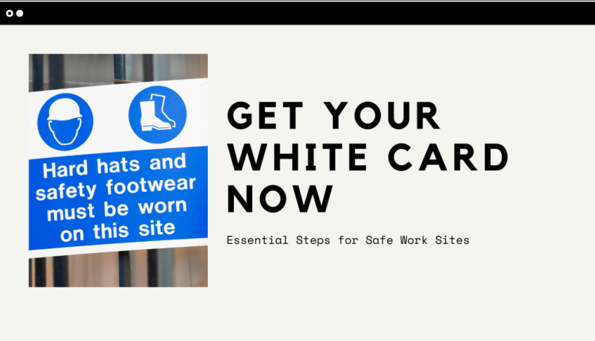 The Ultimate Guide to Obtaining Your White Card