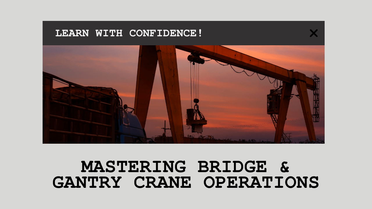 TLILIC0016 Licence to Operate a Bridge and Gantry Crane